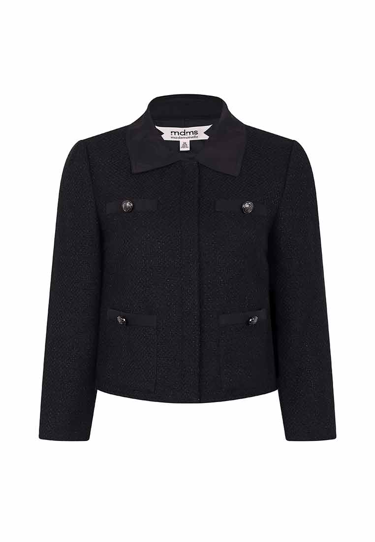 Classic textured tweed dress