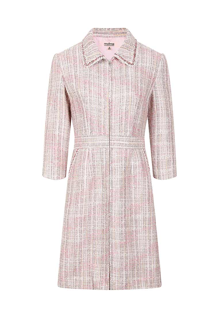 Mix Pink tweed dress