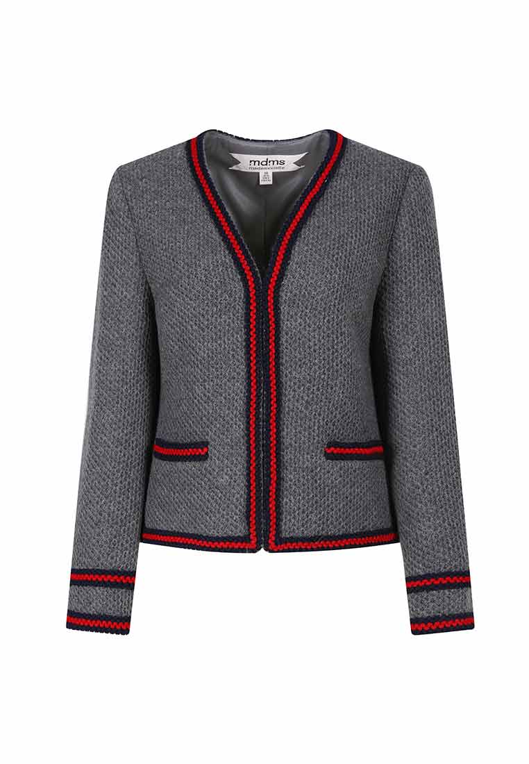 Light Grey Wool Cardigan