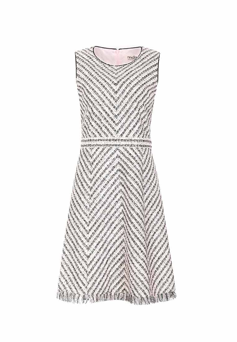 Elegant tweed sleeveless dress - M-CONZEPT