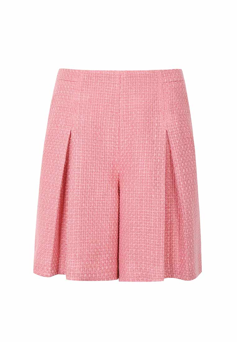 Slim-cut tweed shorts - M-CONZEPT