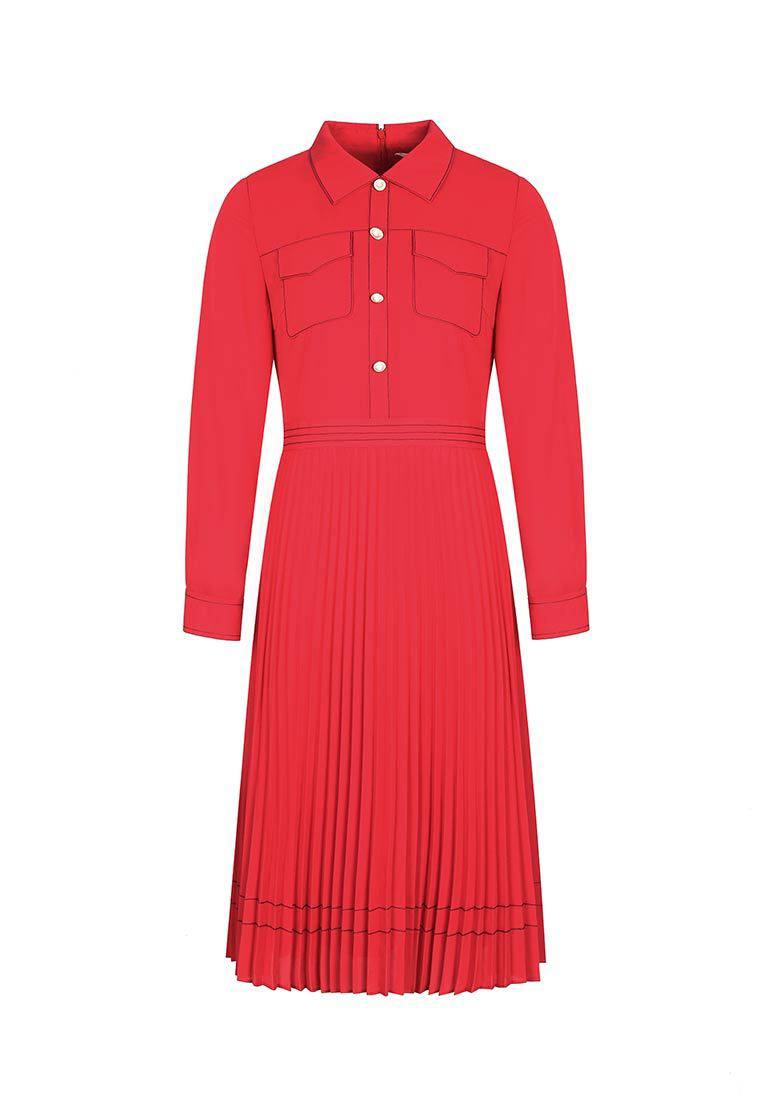 Vivd red dress - M-CONZEPT