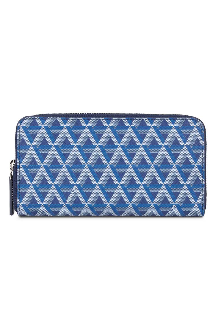 IKON CANVAS trimmed leather wallet