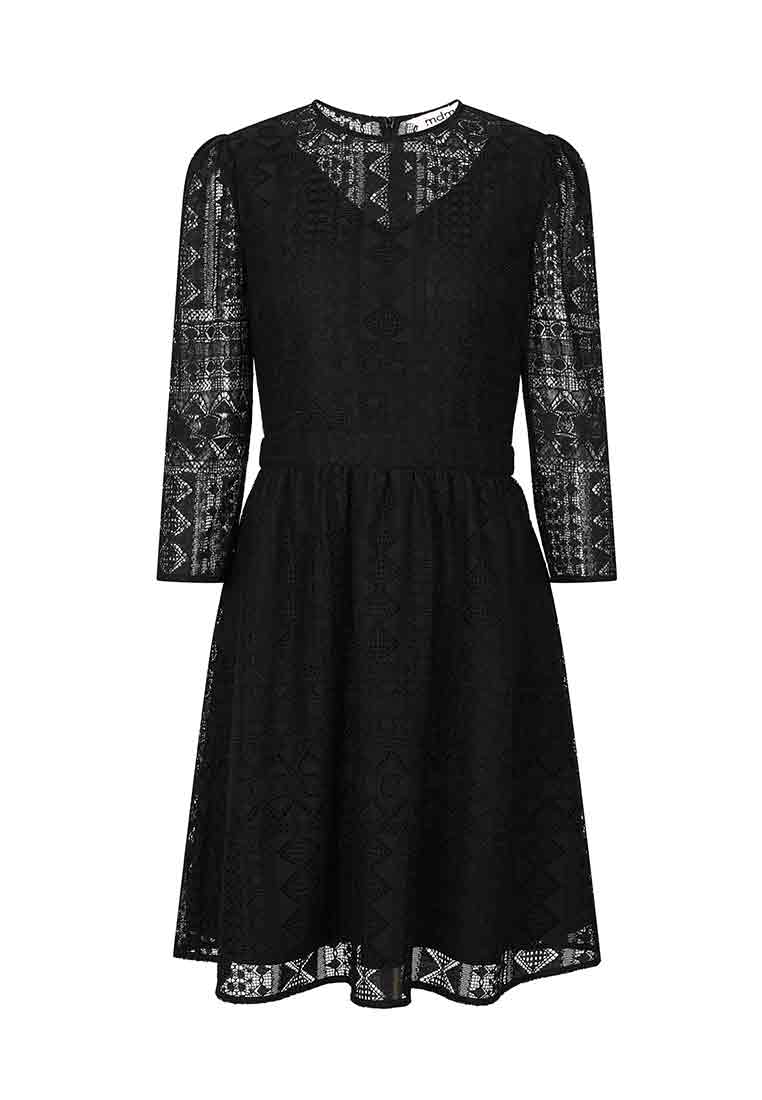 Classic black lace dress