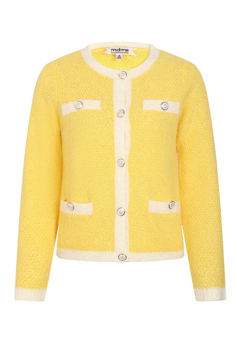 LIGHT YELLOW CARDIGAN