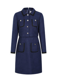DARK BLUE DRESS