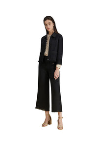 Black tassel coat