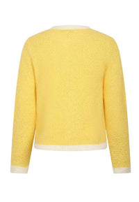 LIGHT YELLOW CARDIGAN
