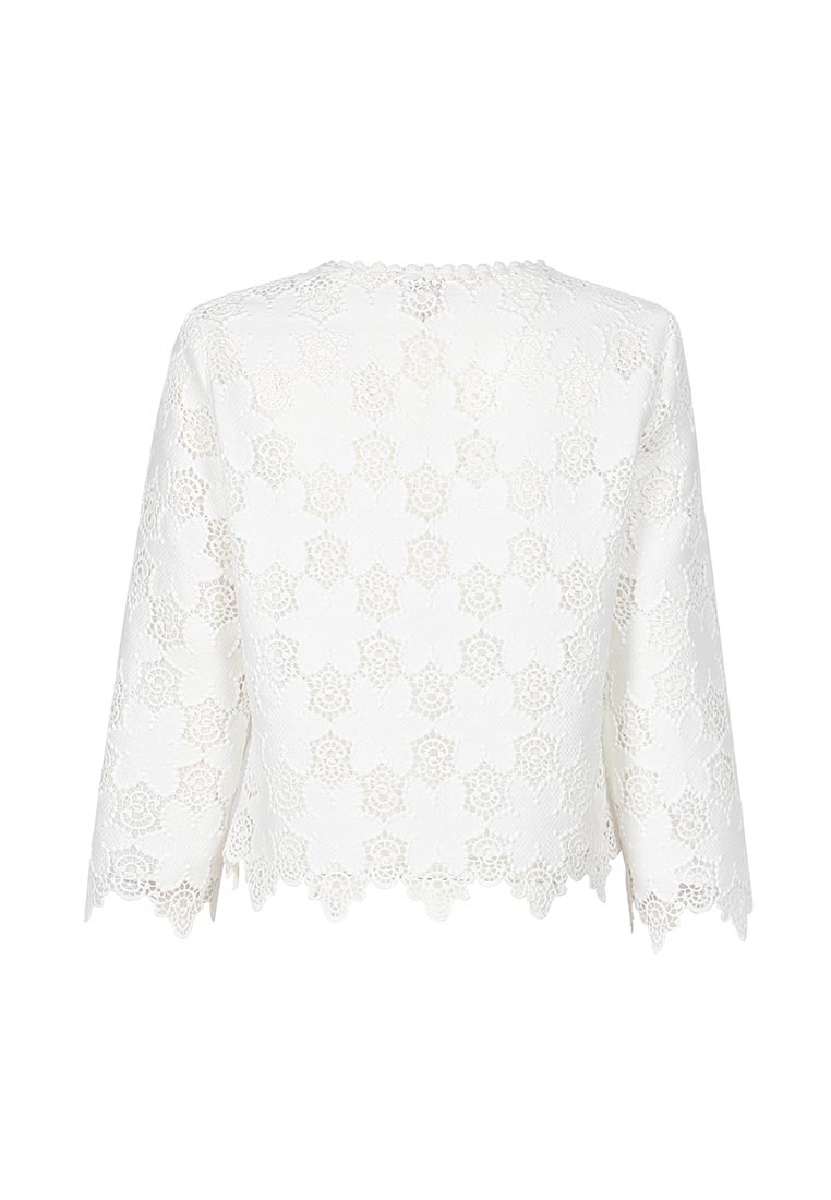 Light White Lace Blouse