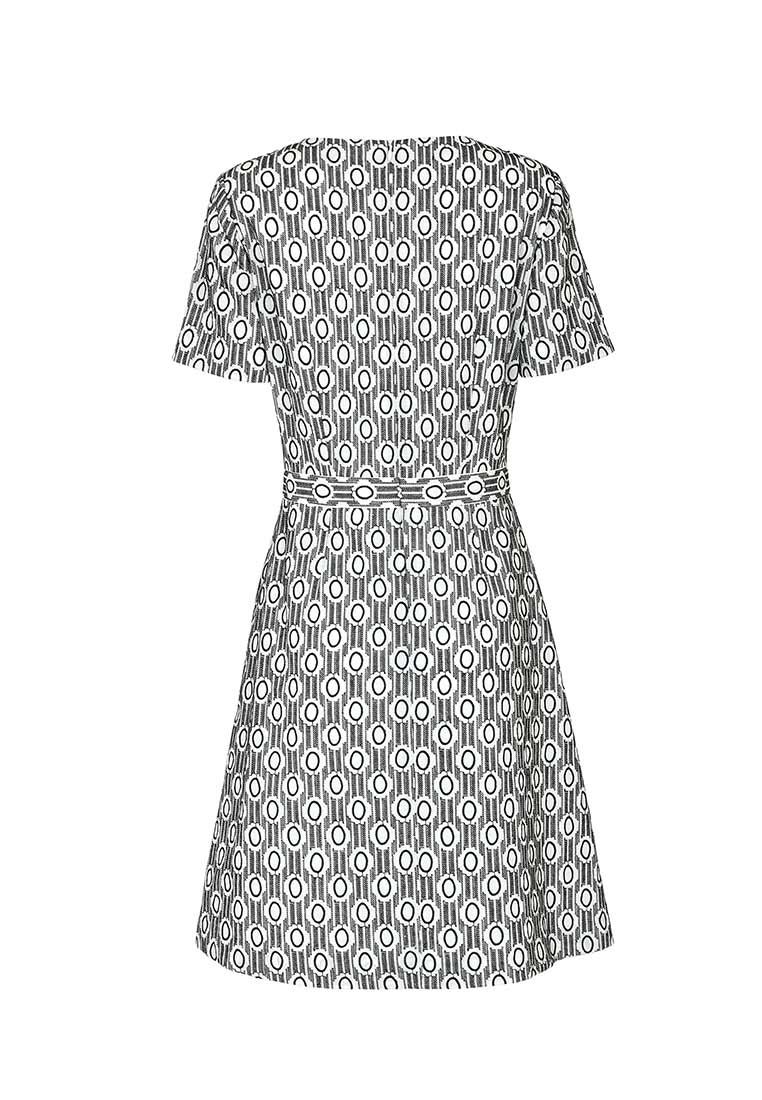 Light Black Pattern Dress