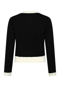 Mix Black Cardigan