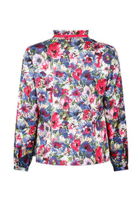 Vivid print blouse