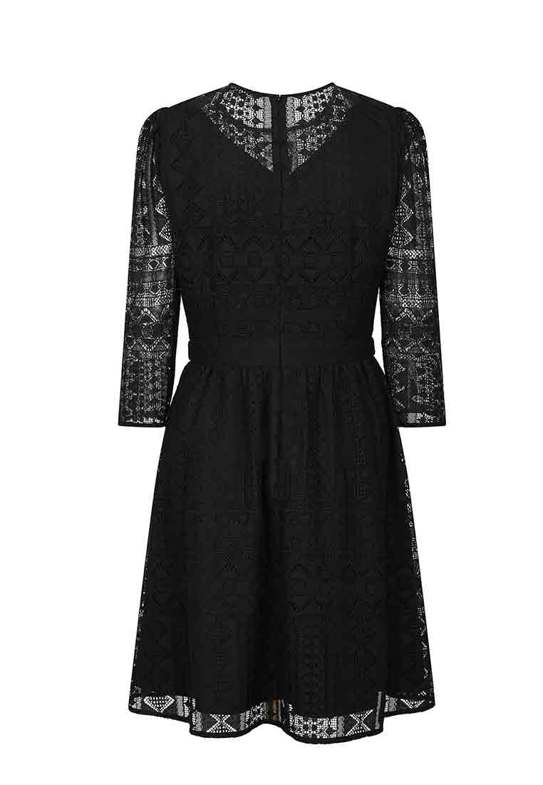 Classic black lace dress