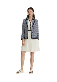 Classic plaid blazer