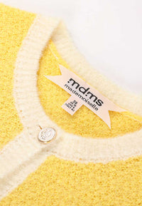 LIGHT YELLOW CARDIGAN