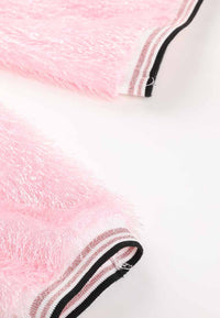 Light Pink Fluffy Sweatshirt