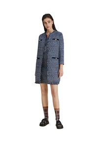 Classic mix blue coat