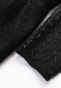 Classic black lace dress