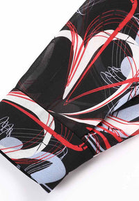 Vivid print pattern dress