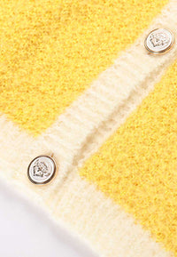 LIGHT YELLOW CARDIGAN