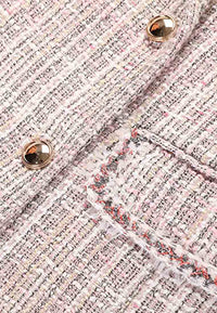 Mix Pink tweed coat