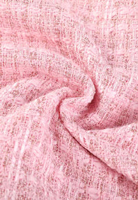 Pearl-trimmed Pink tweed dress - M-CONZEPT