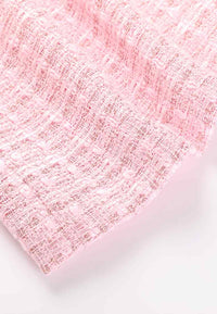 Pearl-trimmed Pink tweed dress - M-CONZEPT