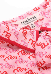 mdms logo patterned dress - M-CONZEPT