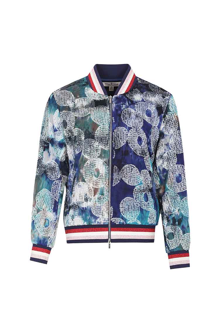 Bomber jacket with abstract patterns - M-CONZEPT