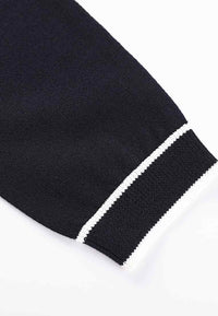 Round neck buttoned cardigan - M-CONZEPT