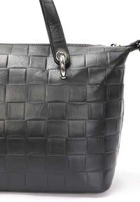 GAUFRE leather Shoulder Bag - M-CONZEPT