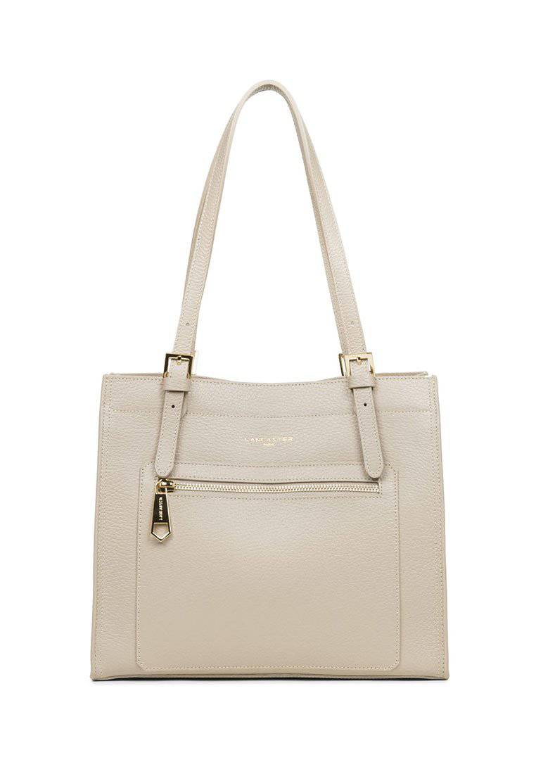 Foulonne Double leather tote bag - M-CONZEPT