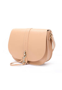 Foulonne Double Hook full-grained small crossbody bag - M-CONZEPT