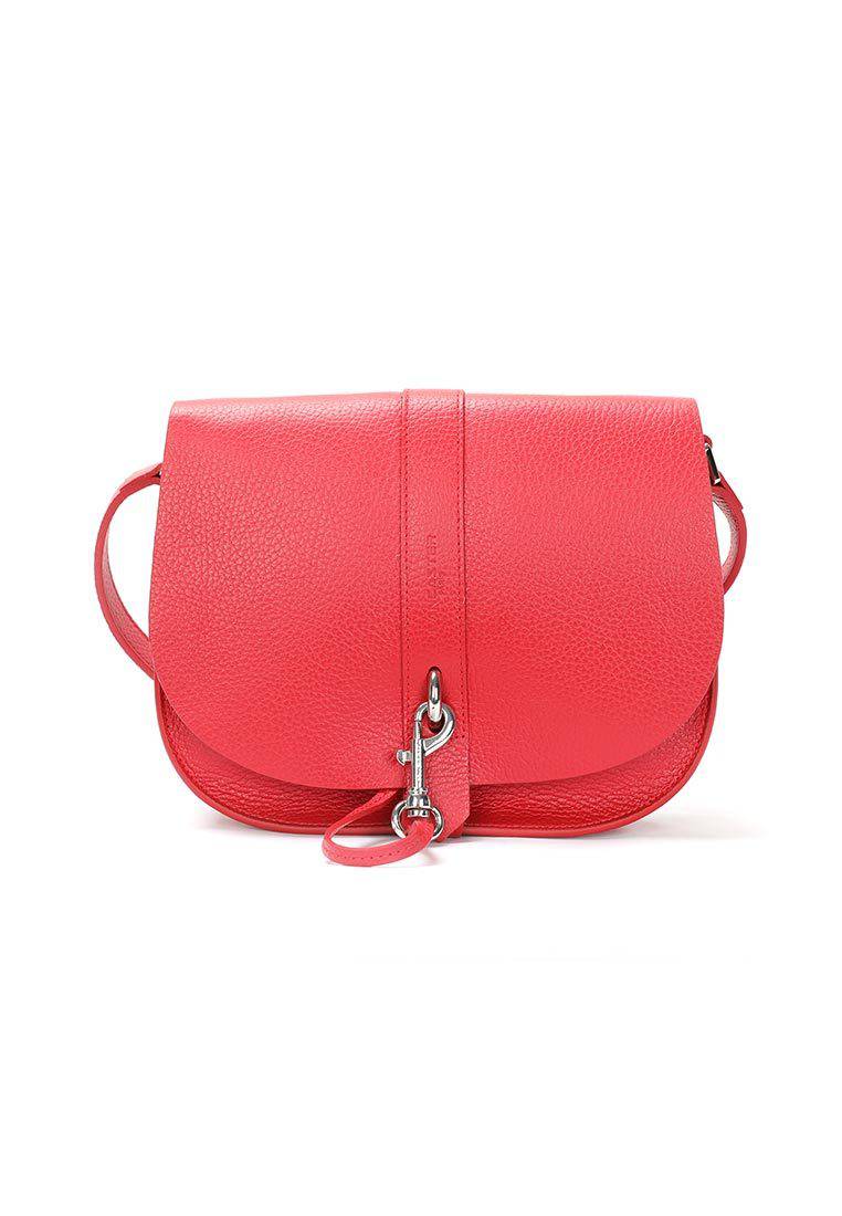 Foulonne Double Hook full-grained small crossbody bag - M-CONZEPT