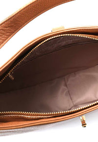 Foulonne Milano leather large shoulder bag - M-CONZEPT