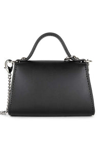 SMOOTH EVEN Rip leather cross body bag