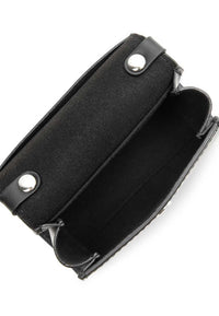 SMOOTH EVEN Rip leather cross body bag