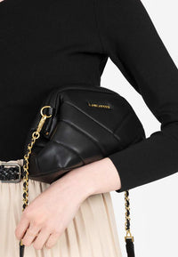 CROIS? MATELASS? lamb leather cross body bag