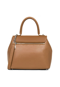 FOULONNE PIA grained leather shoulder Bag