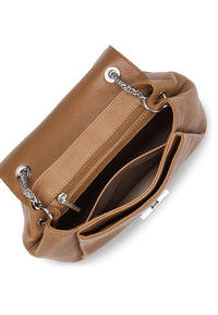 FOULONNE PIA grained leather shoulder Bag