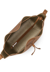 BUCKET-MID leather bucket bag