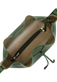 BUCKET-MID leather bucket bag