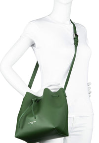 BUCKET-MID leather bucket bag