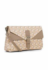 IKON CANVAS trimmed leather cross body bag