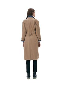 Minimalist coat with belt - M-CONZEPT