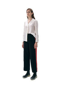 Double trim decorated trousers - M-CONZEPT