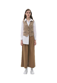 Classic checkered vest vest - M-CONZEPT